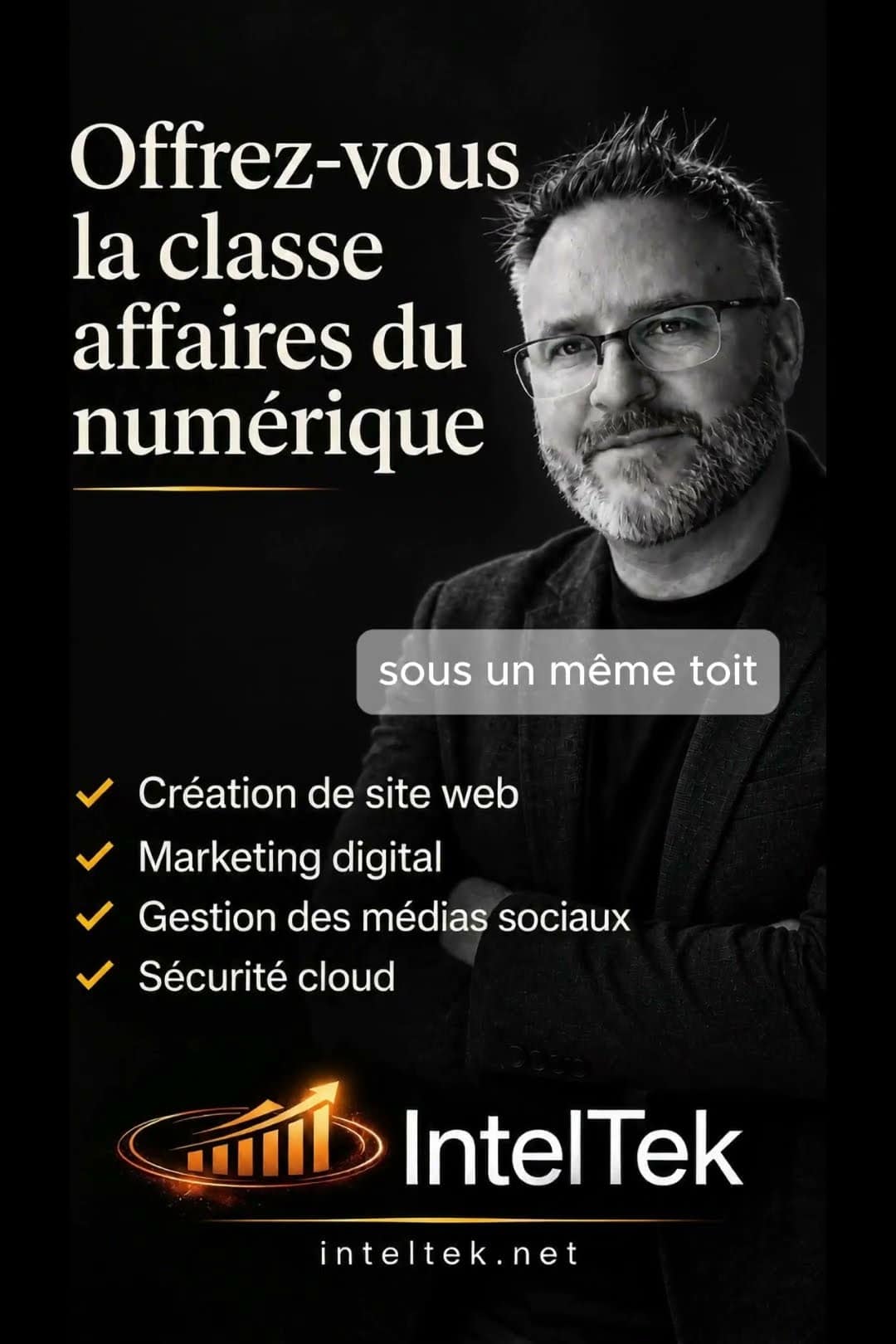 Présentation IntelTek — agence GEO à Montréal, référencement IA pour PME