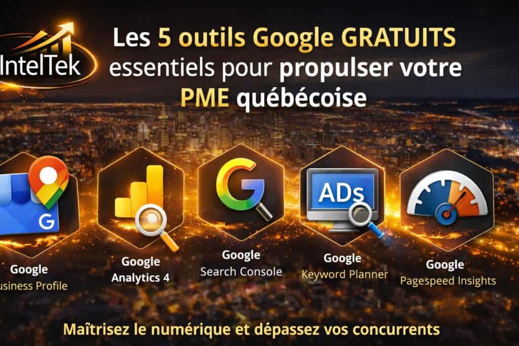 Les 5 outils Google gratuits essentiels pour propulser une PME québécoise – IntelTek Montréal