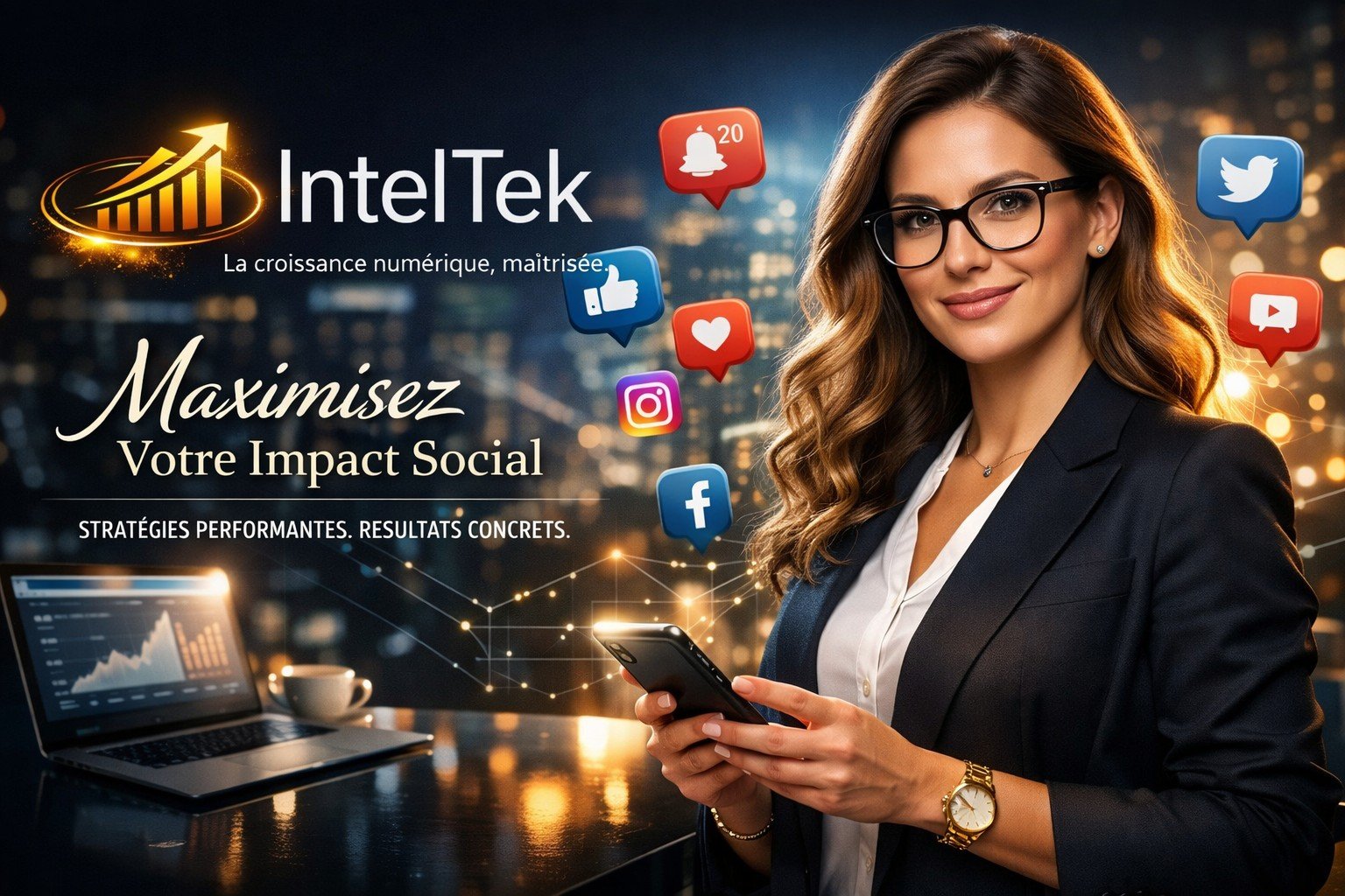 Gestion des médias sociaux – IntelTek