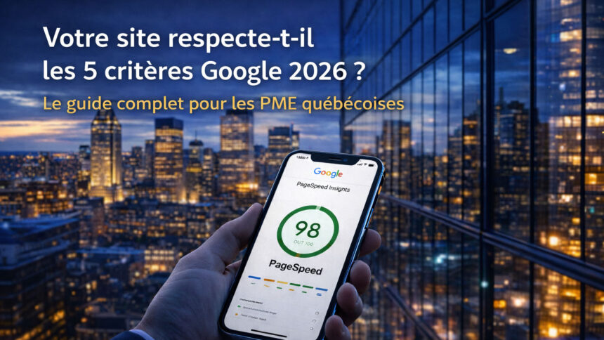Google peut faire chuter votre site en 2026 :