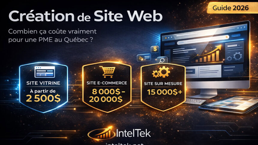 Combien coûte un site web pour PME au Québec