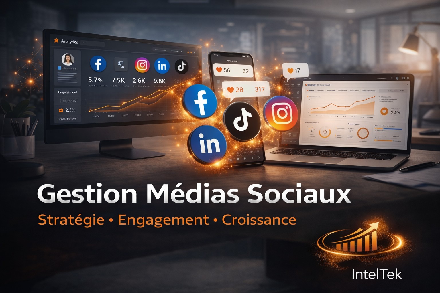 Gestion des médias sociaux pour PME québécoises : guide complet 2026