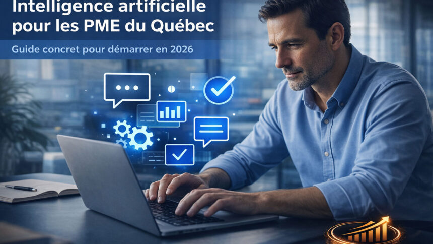 Intelligence artificielle pour les PME du Québec : guide concret pour démarrer en 2026