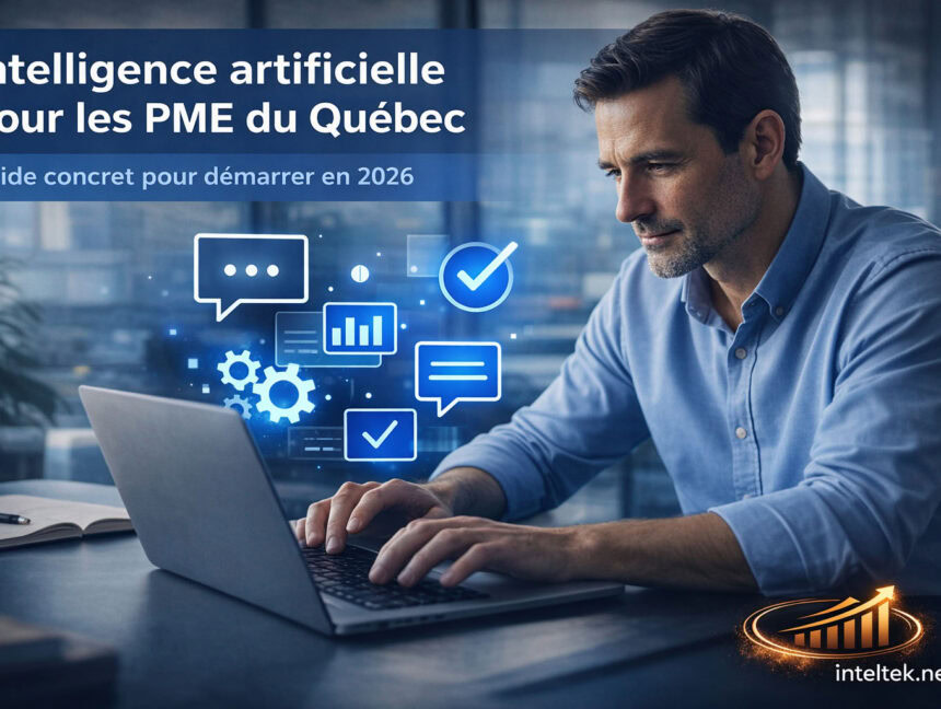 Intelligence artificielle pour les PME du Québec : guide concret pour démarrer en 2026