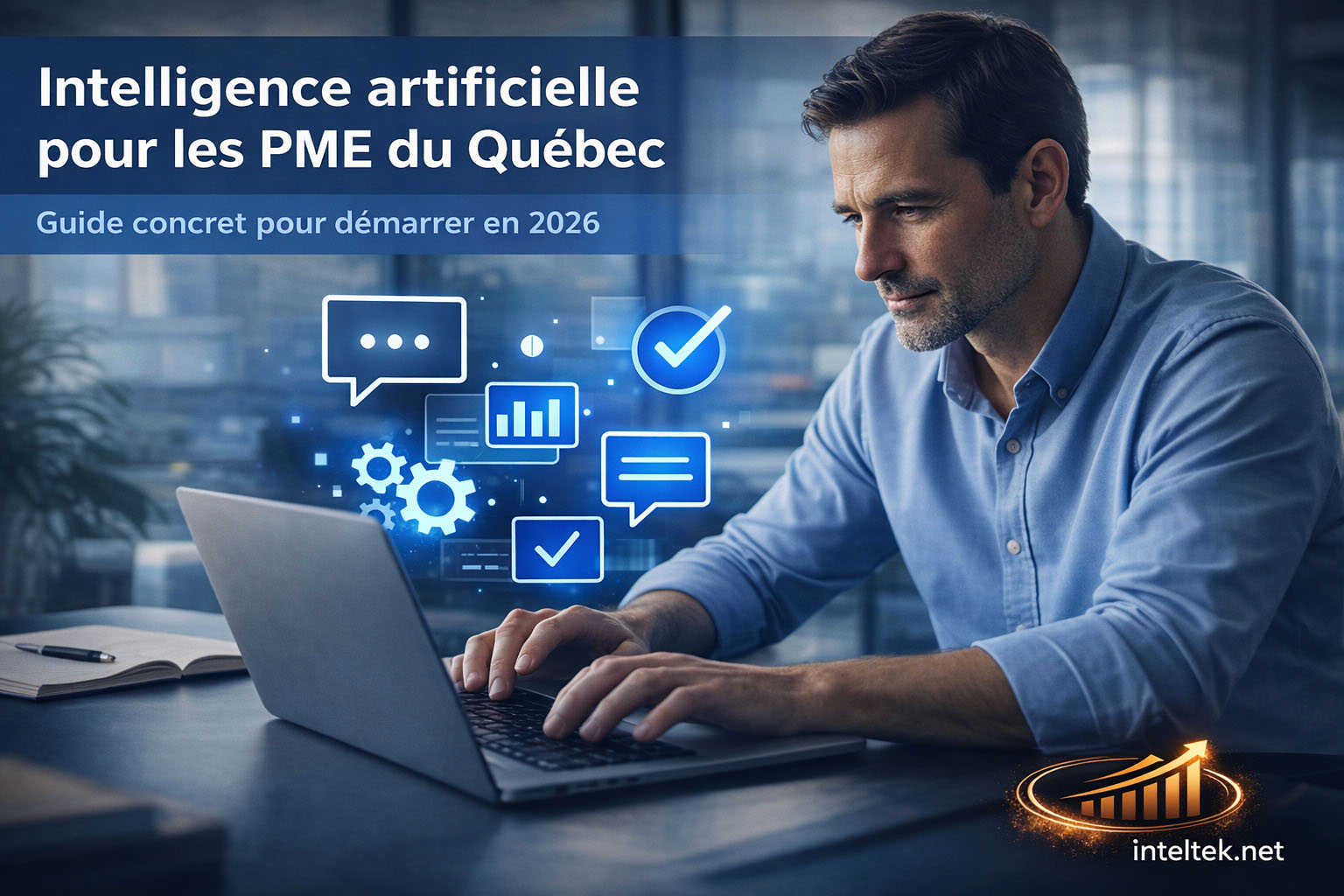 Intelligence artificielle pour les PME du Québec : guide concret pour démarrer en 2026