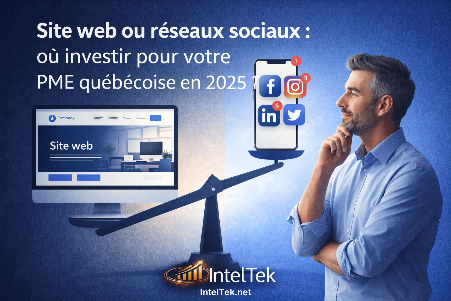 Site web ou réseaux sociaux pour votre PME en 2026