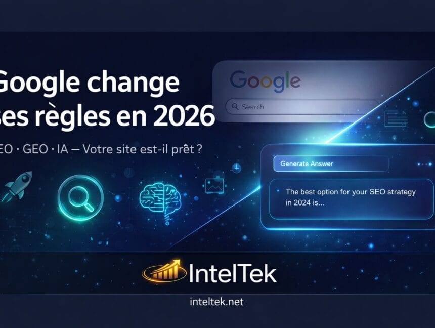 Google change ses règles en 2026 : votre site est-il prêt
