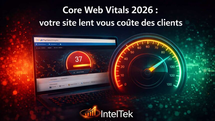 Core Web Vitals 2026 : votre site lent vous coûte cher