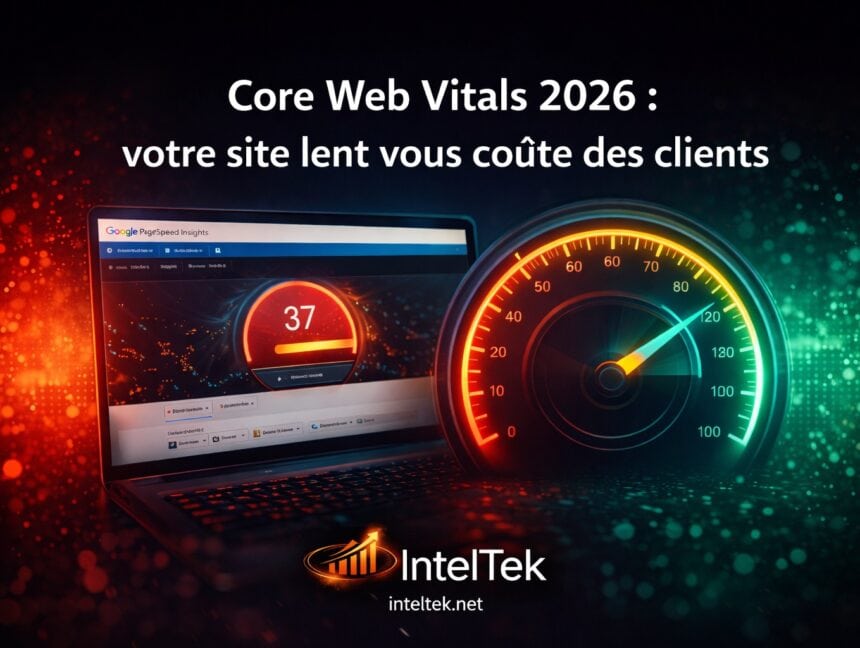 Core Web Vitals 2026 : votre site lent vous coûte cher