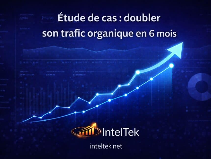 Étude de cas : doubler son trafic organique en 6 mois