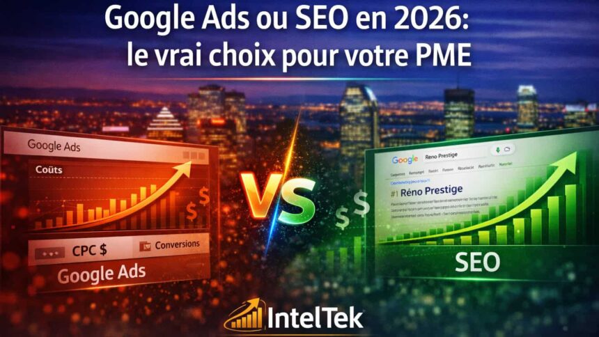 Google Ads ou SEO : quelle stratégie pour une PME en 2026 ?