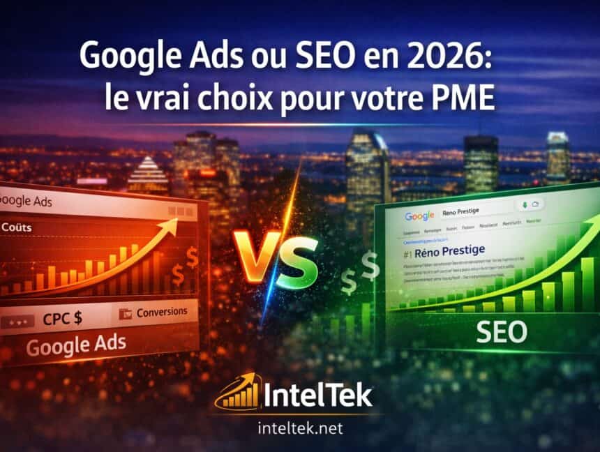 Google Ads ou SEO : quelle stratégie pour une PME en 2026 ?