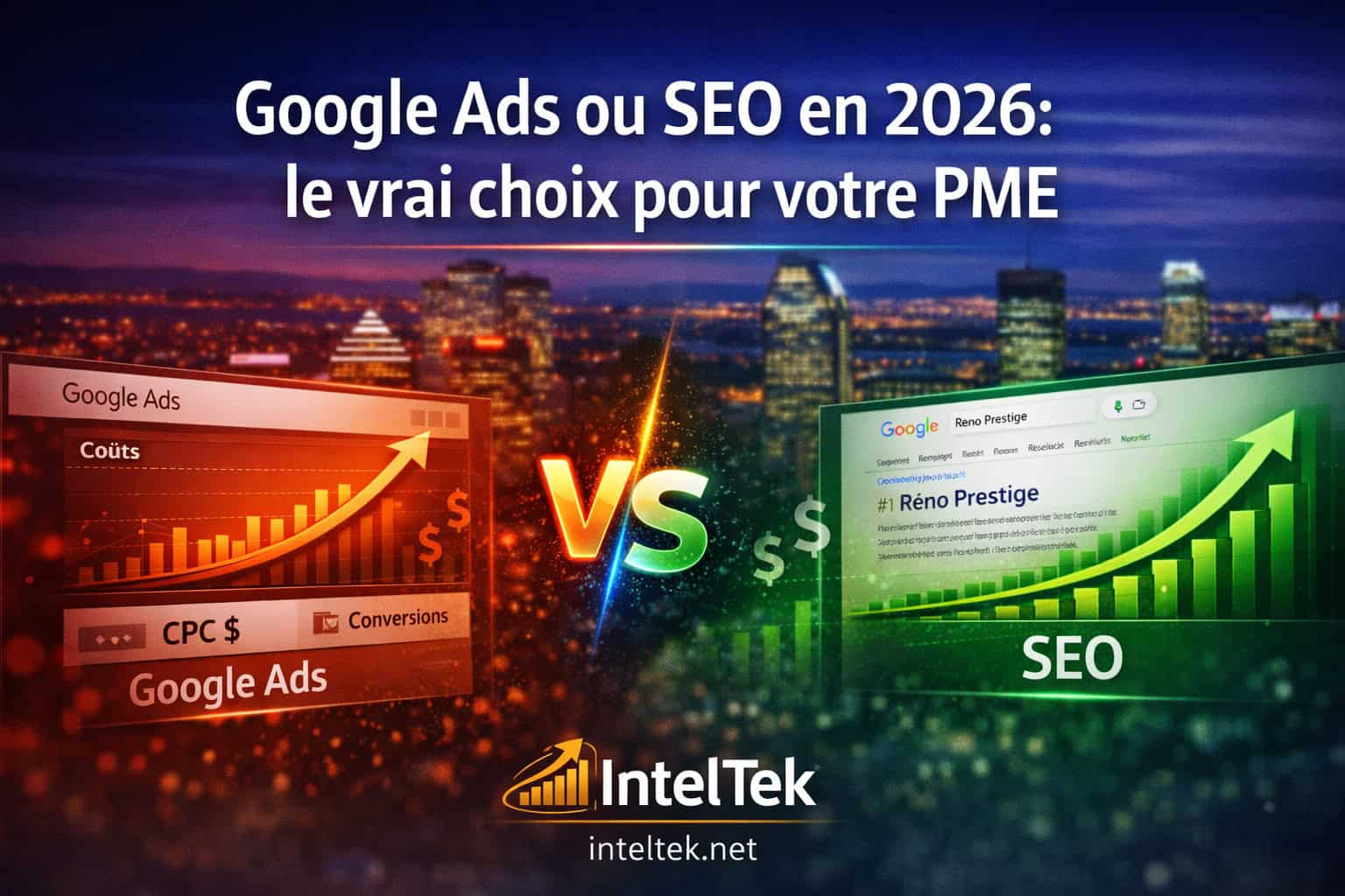 Google Ads ou SEO : quelle stratégie pour une PME en 2026 ?