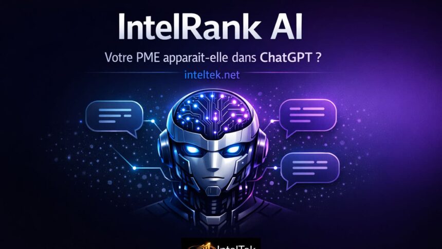 IntelRank AI : Votre PME apparaît-elle dans les réponses de ChatGPT? Voici comment changer ça en 2026