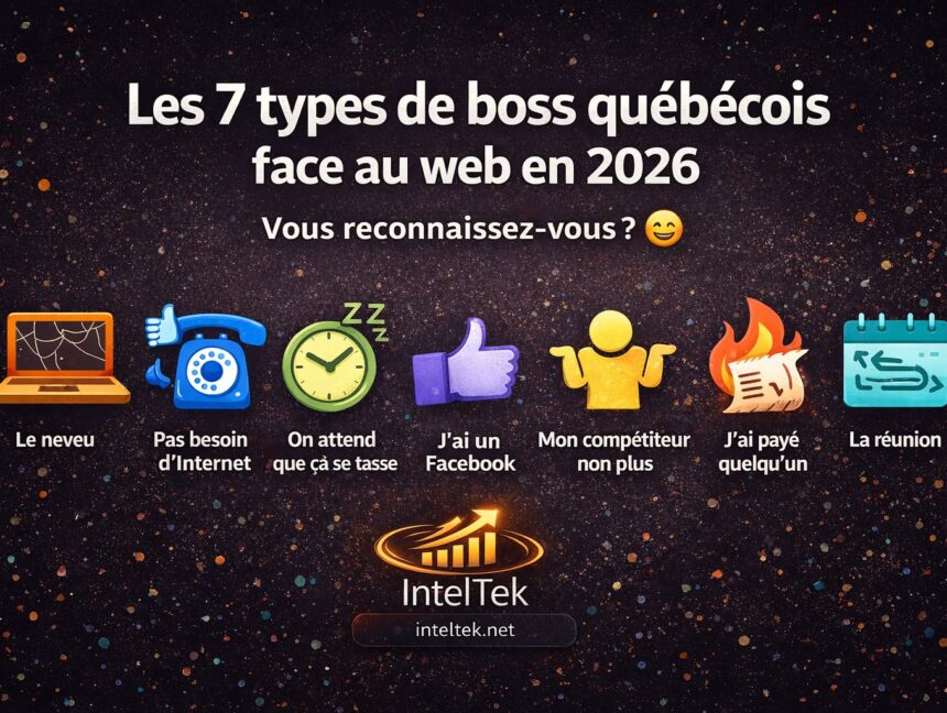 Les 7 types de boss quebecois face au web en 2026
