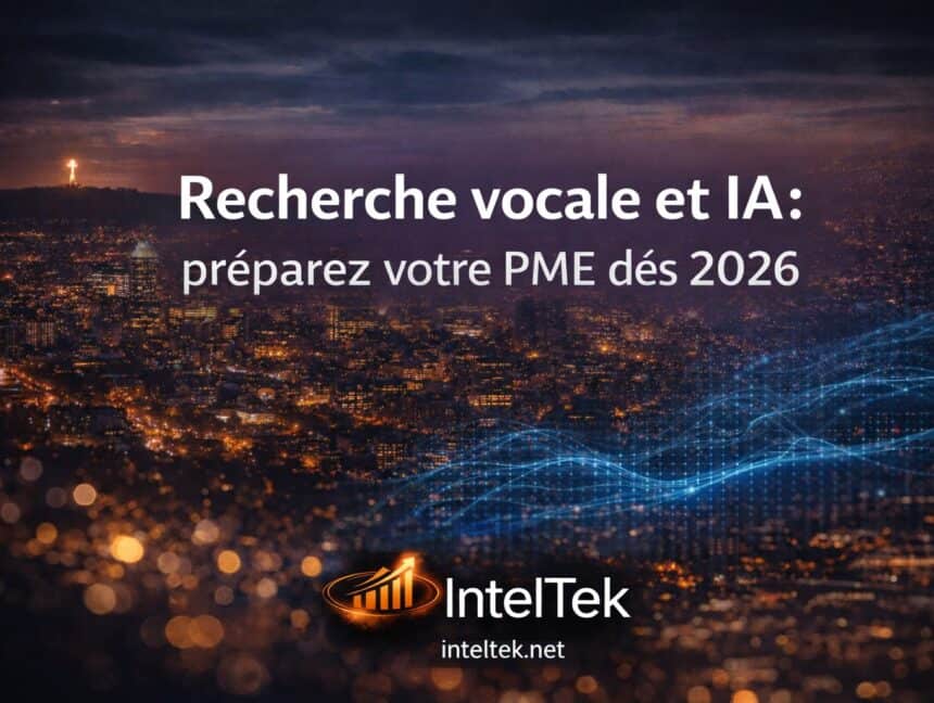 Recherche vocale et IA: preparez votre PME des 2026