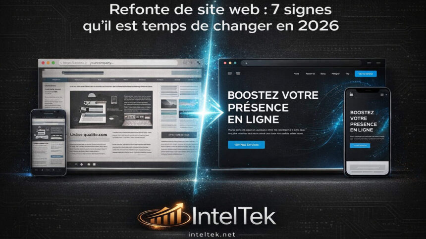Refonte de site web : 7 signes qu&rsquo;il est temps de changer en 2026