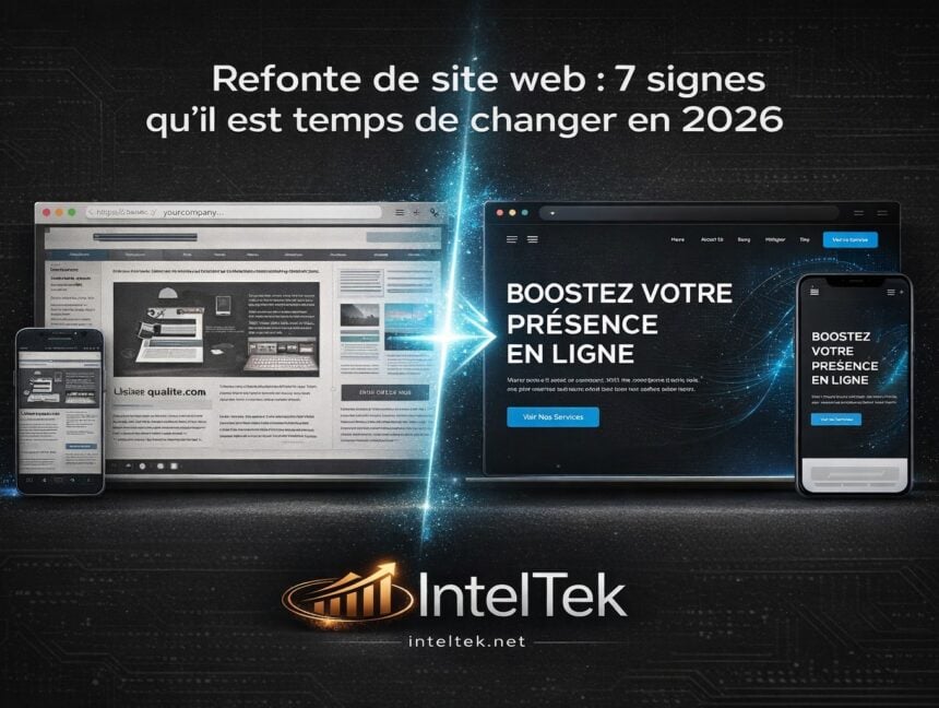 Refonte de site web : 7 signes qu&rsquo;il est temps de changer en 2026