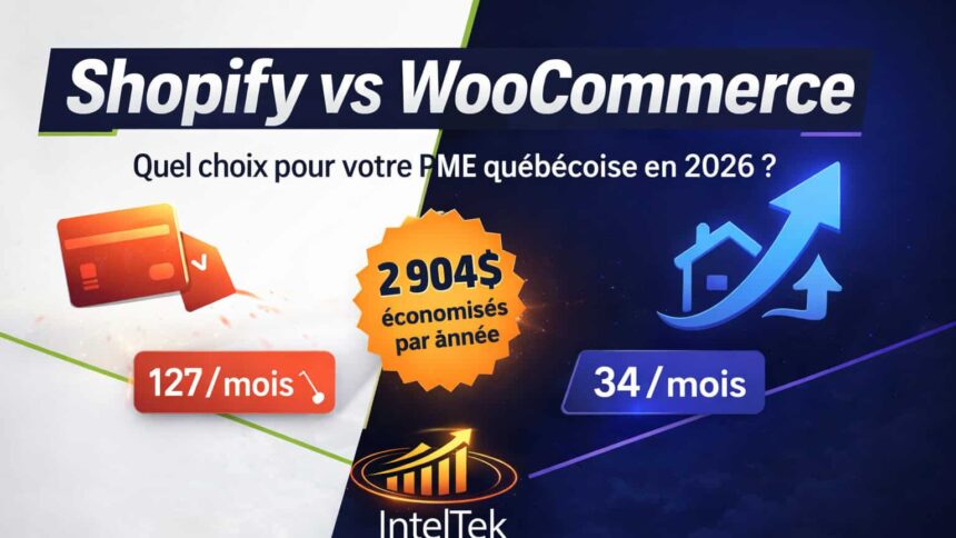 Shopify vs WooCommerce pour PME québécoises 2026
