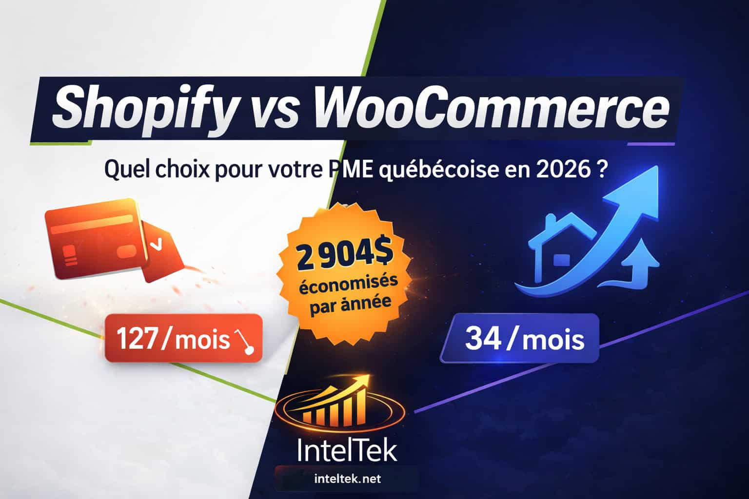 Shopify vs WooCommerce pour PME québécoises 2026