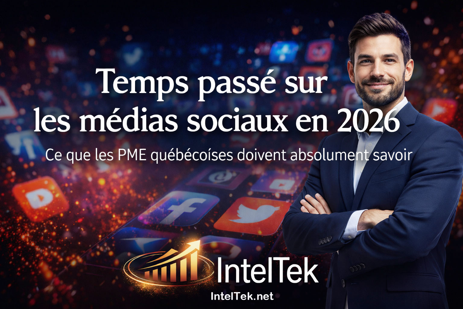 Temps passé sur les médias sociaux en 2026