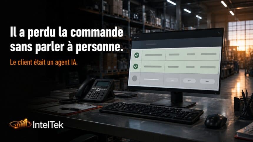 Il a perdu la commande sans jamais parler à personne. Le client était un robot.