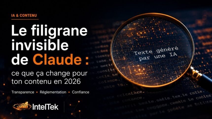 Filigrane invisible de Claude : ce que ça change pour ton contenu (2026)