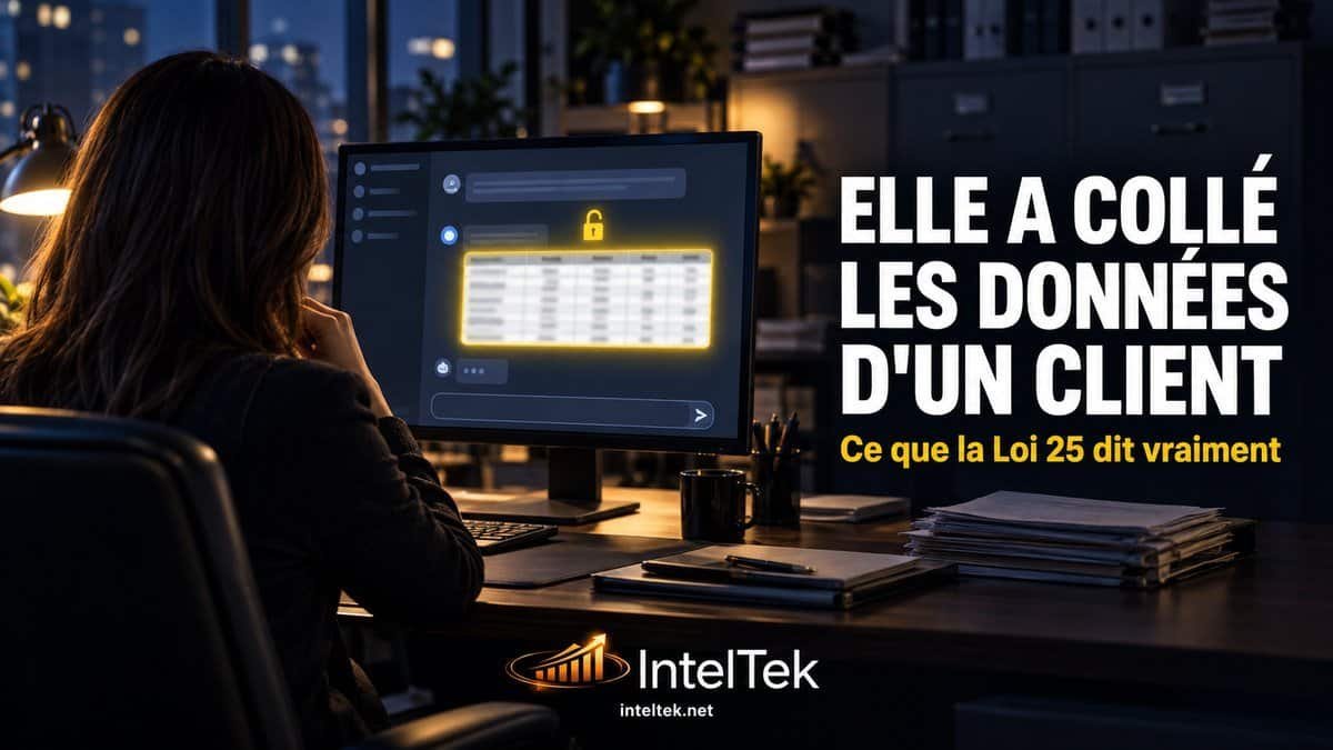 Son employée a collé les données d’un client dans ChatGPT. Vingt minutes sauvées.