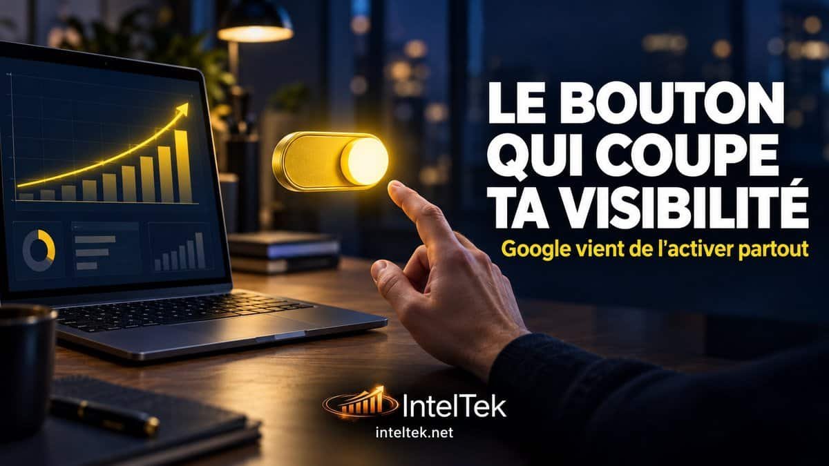 Google vient de te dire si l’IA te cite. Pis il t’offre un bouton pour tout couper.